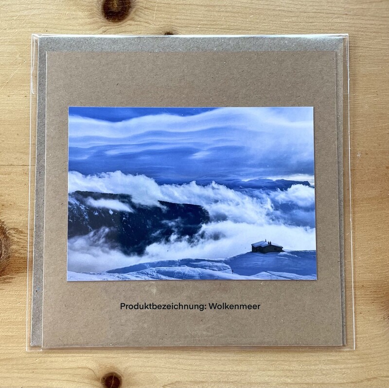 Karten „Belalp im Winter“, Handarbeit, 1 Stück Fr. 6.20 Kostenloser Versand CH