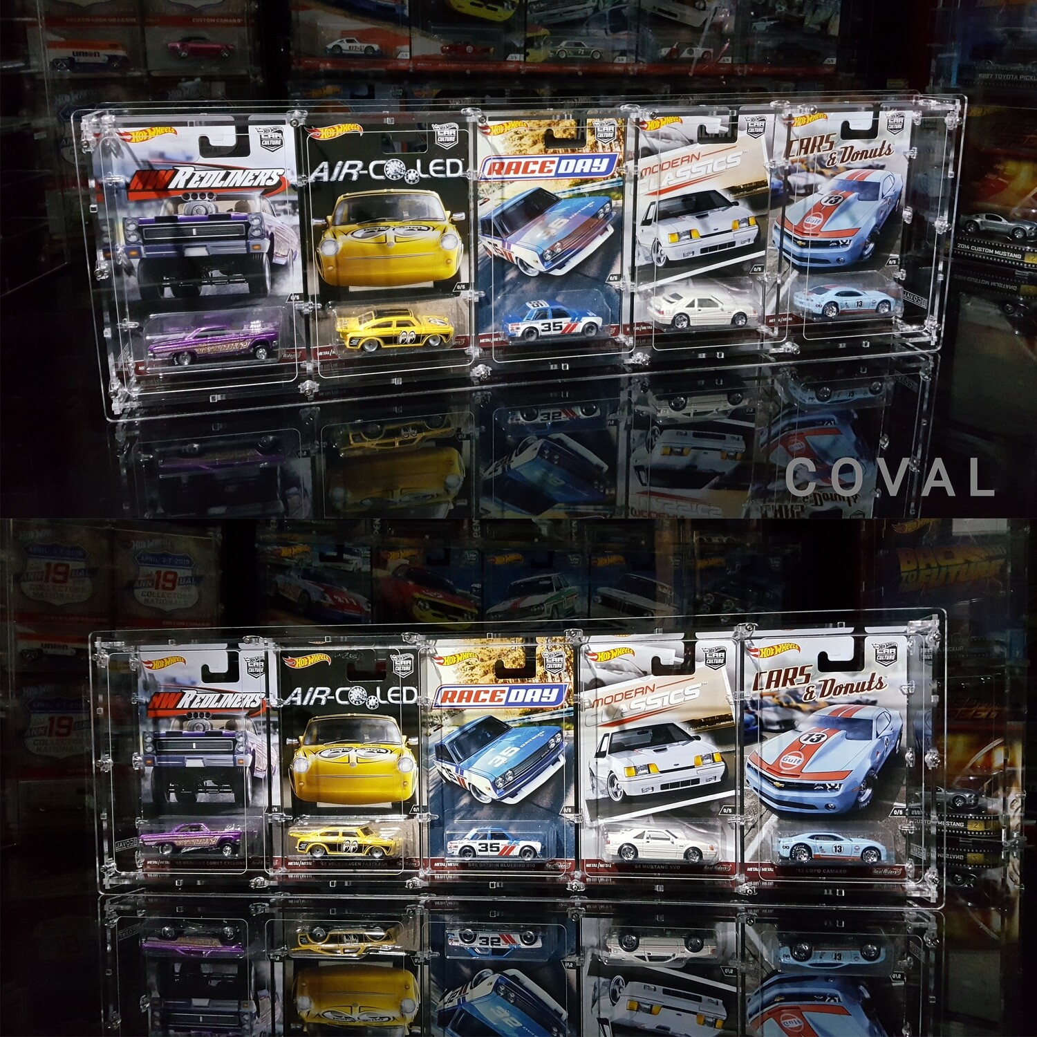 COVAL HRC402 Single Carded Display 4 x 2 Layout