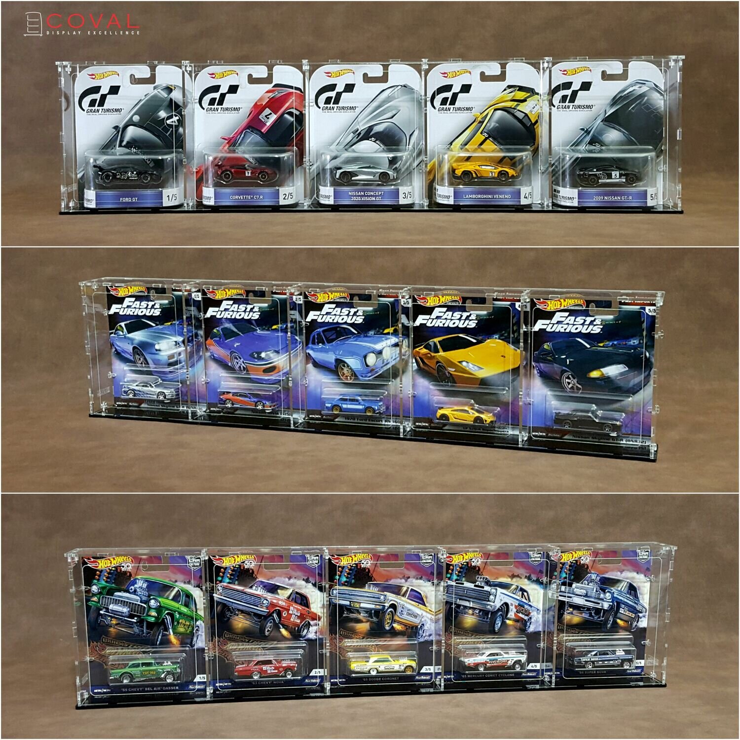 COVAL HRC202 Single Carded Display 2 x 2 Layout