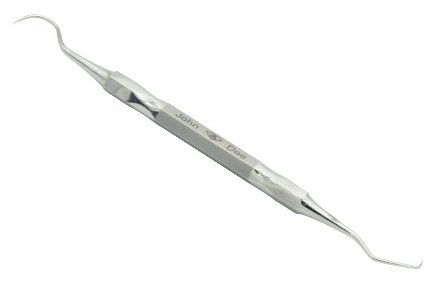 Zahnsonde Fig 4. Doppelendig Sondenenden eckig und rund gebogen