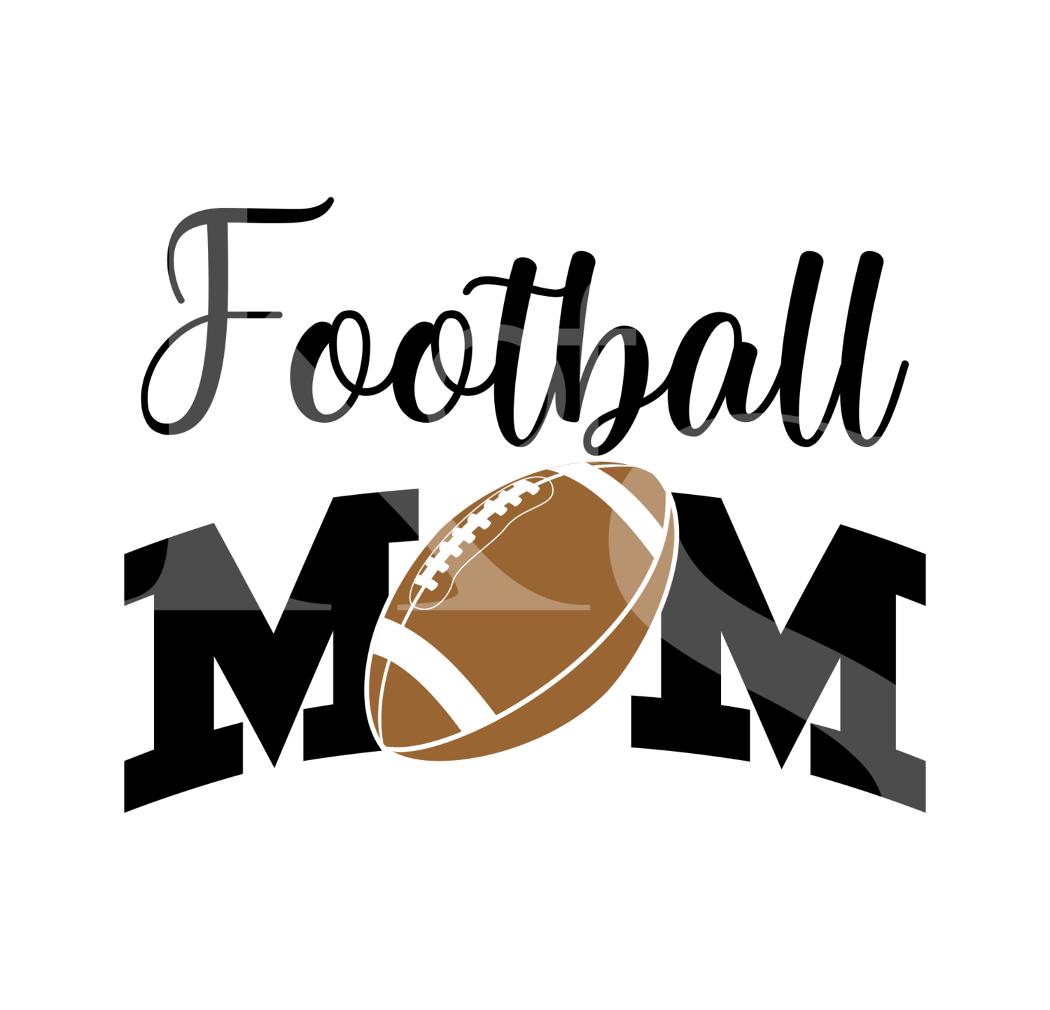 Football Mom SVG Cut File American Football Football Custom Football