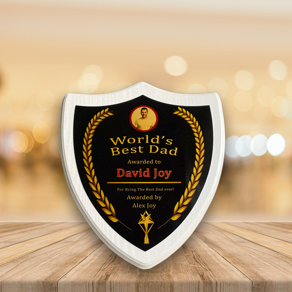 Personalised Plaque Award For Dad