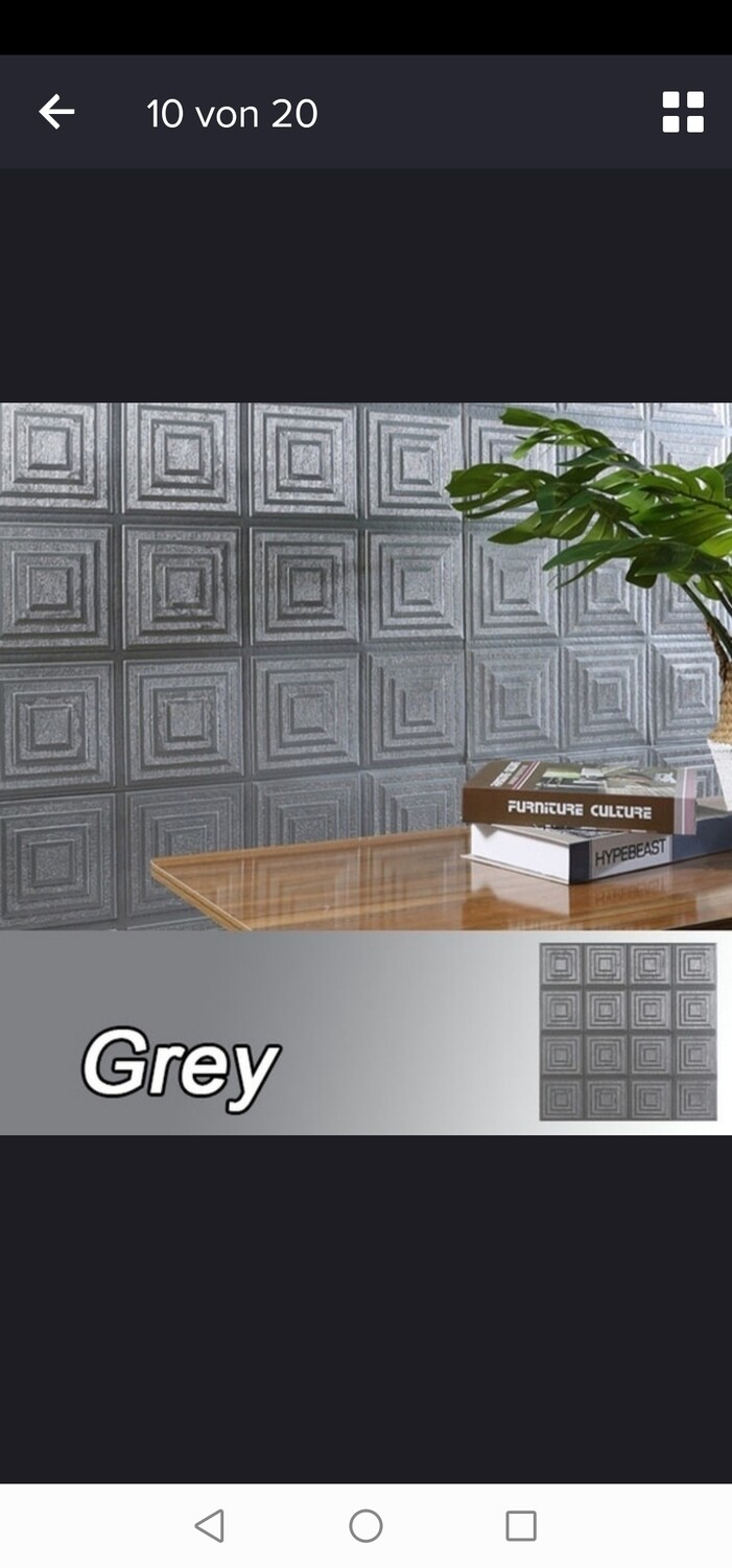 Styropor Dekoration Fliesen (Lieferung und Montage)