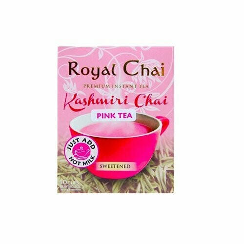 Royal Chai Kashmiri Pink Tea Sweetened (10 Servings)