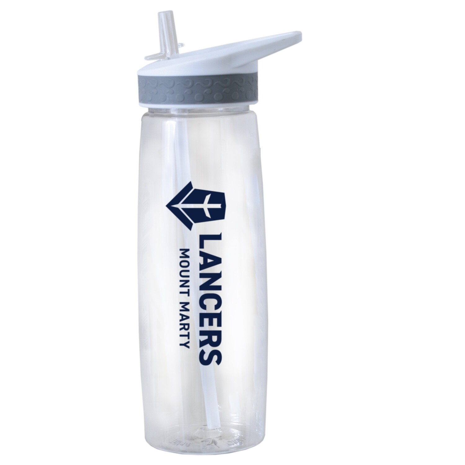 Clear Water Bottle Straw