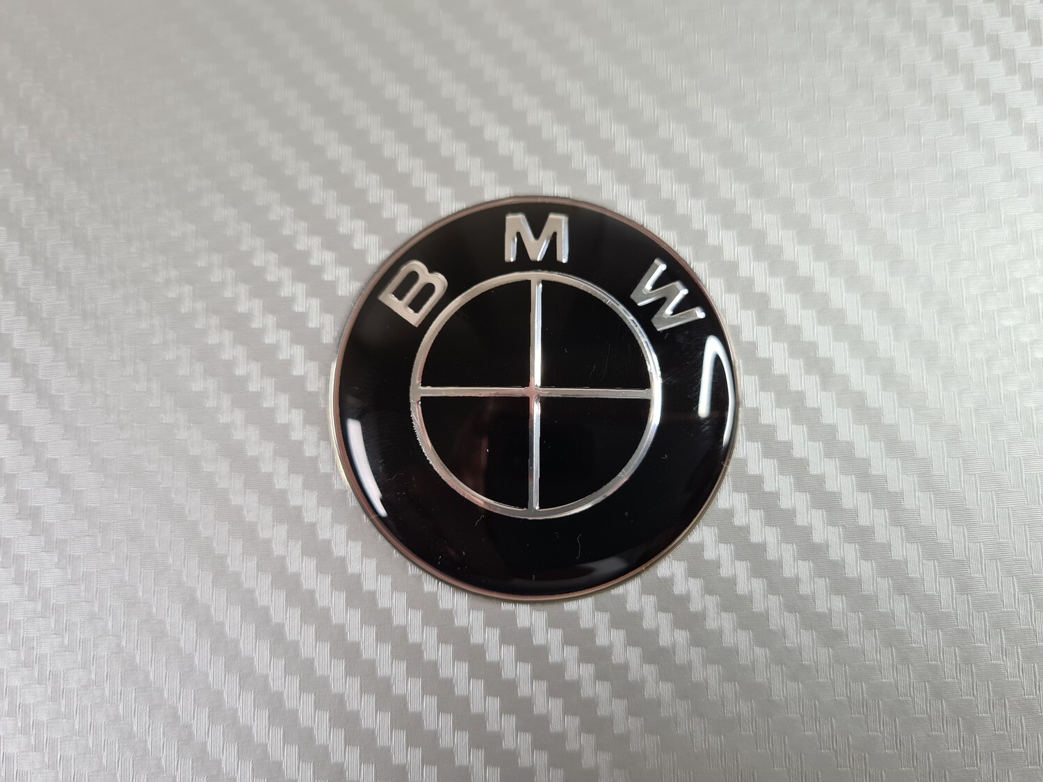 BMW Steering Wheel Badge All Black
