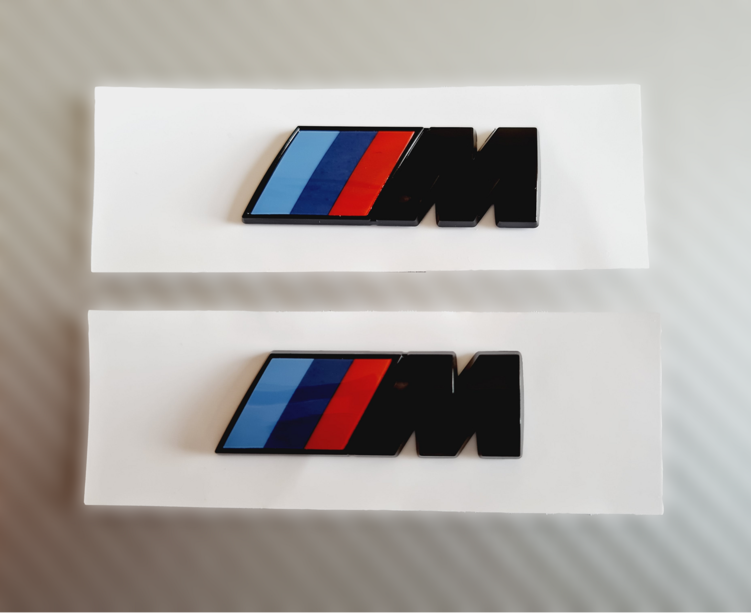 BMW M Sport Wing Badge Gloss Black (Pair)