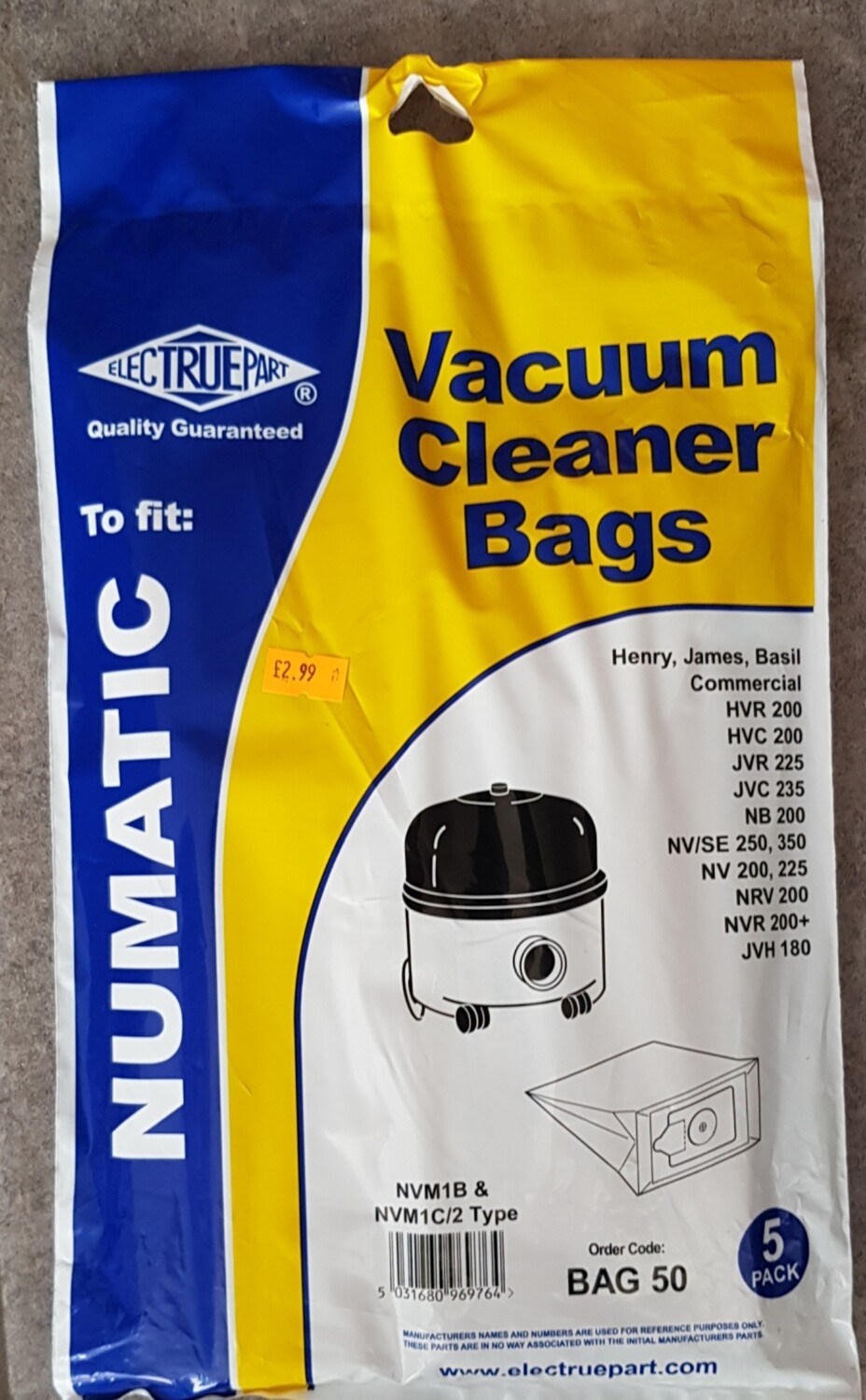 Vacuum cleaner bags