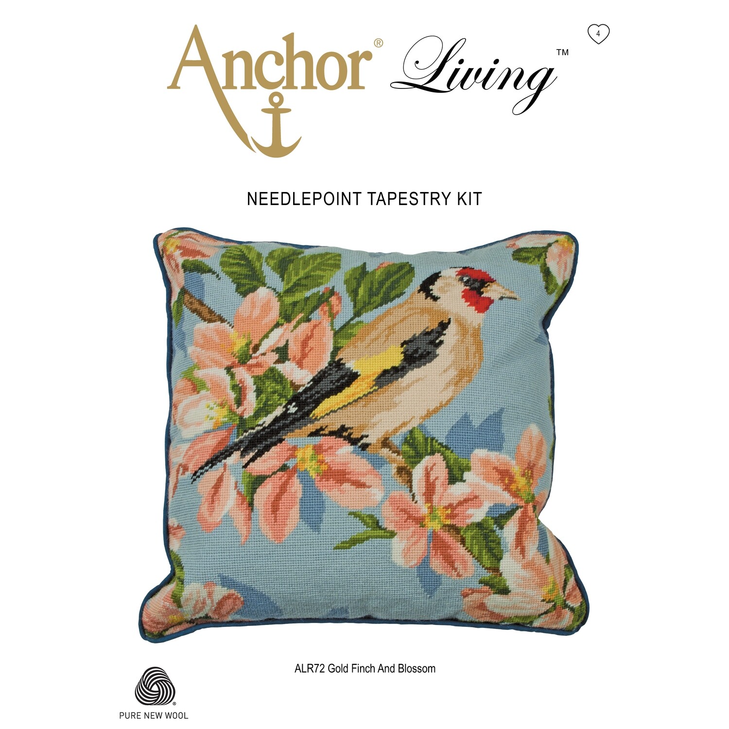 Anchor Essentials Tapestry Kit Tapestry Goldfinch & Blossom Loja