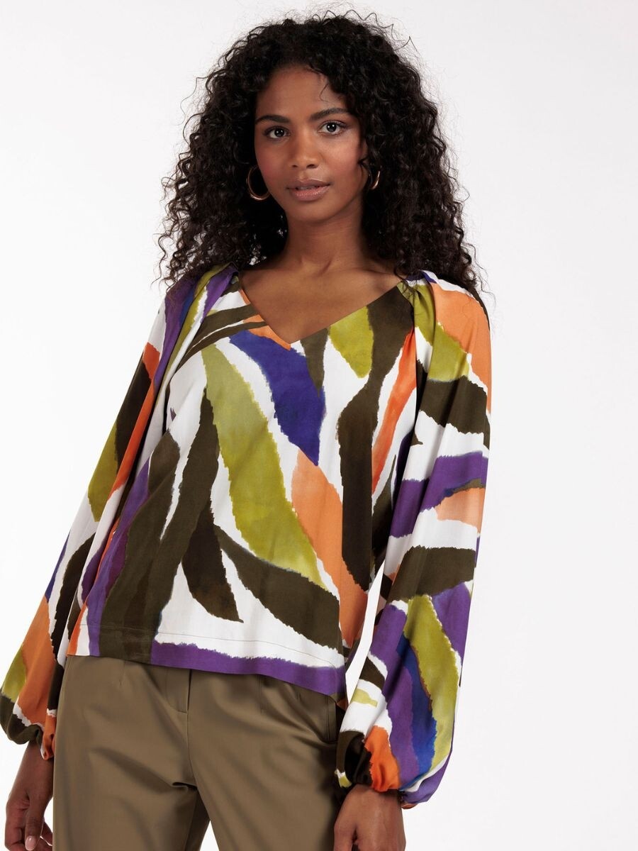 ISABELLA VISCOSE FADE TOP MULTICOLOUR STUDIO ANNELOES