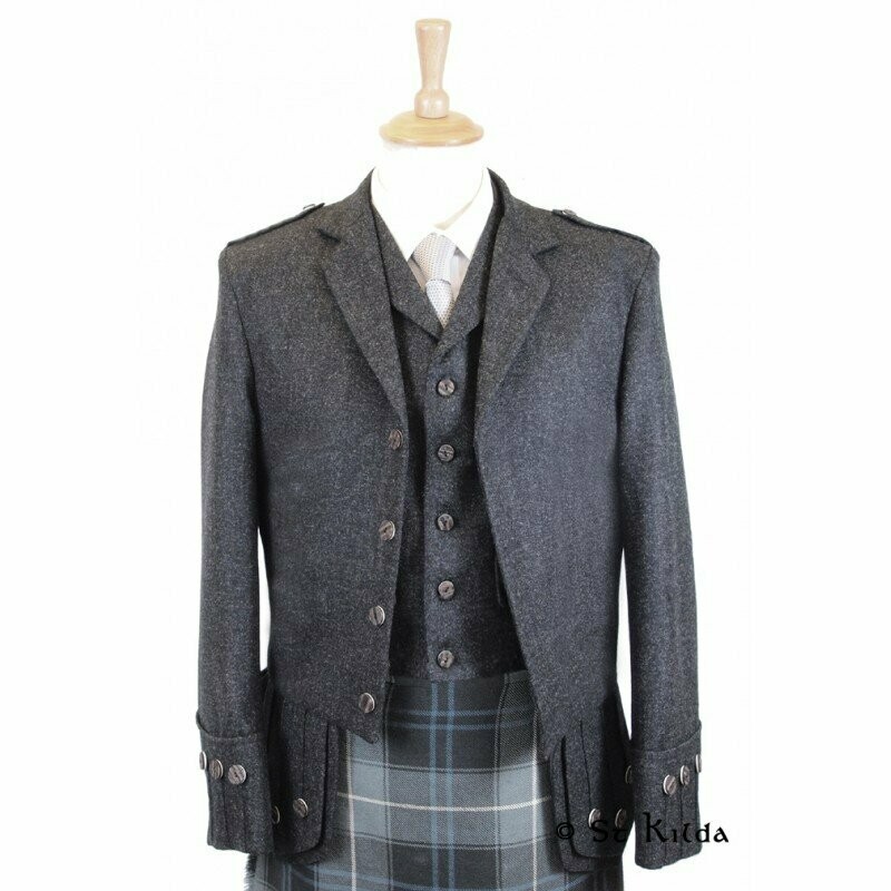 Balmoral Kilt Doublet Jacket & Waistcoat Tweed