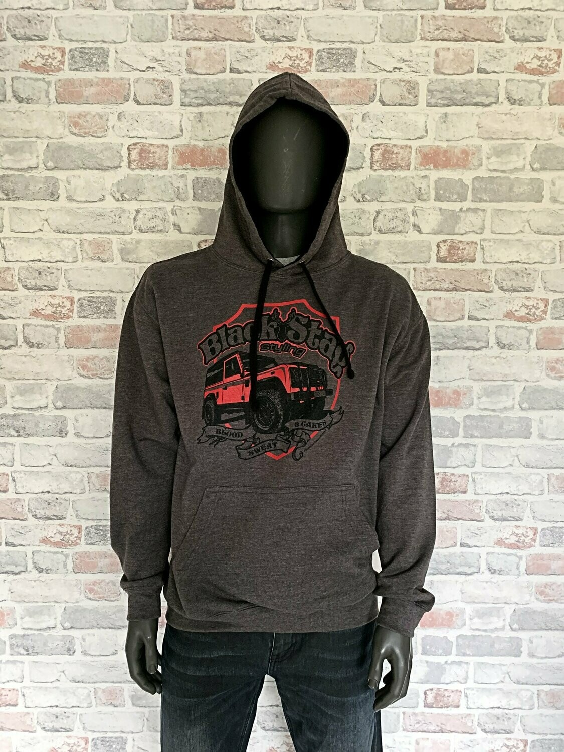 Black Stag Hoodie (Charcoal)