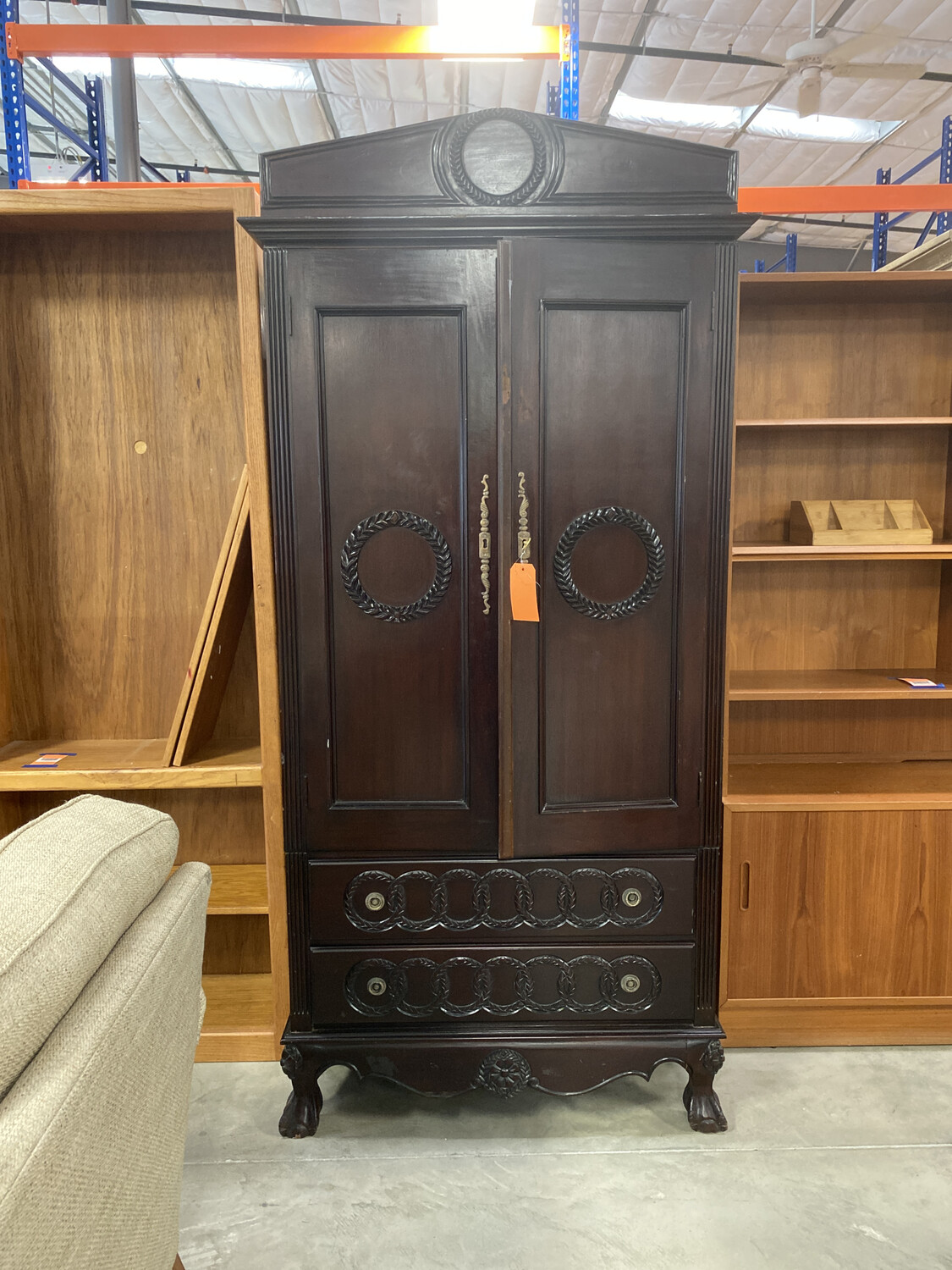 ANTIQUE ARMOIRE/DRESSER