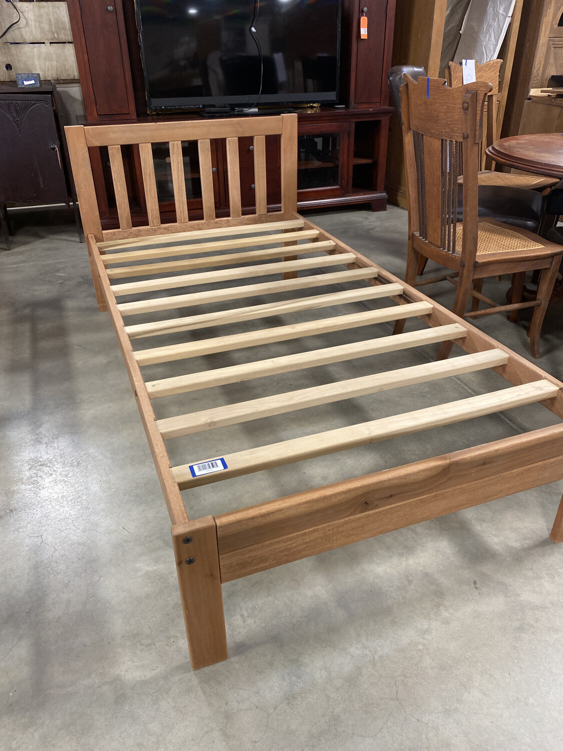 WOODEN TWIN BED FRAME