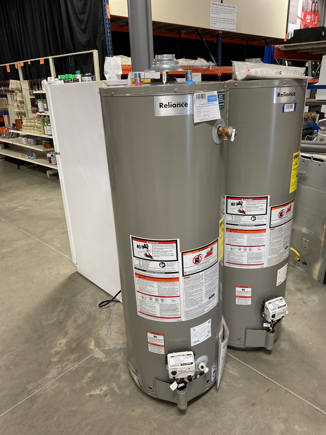 Reliance Natural Gas Water Heater 2