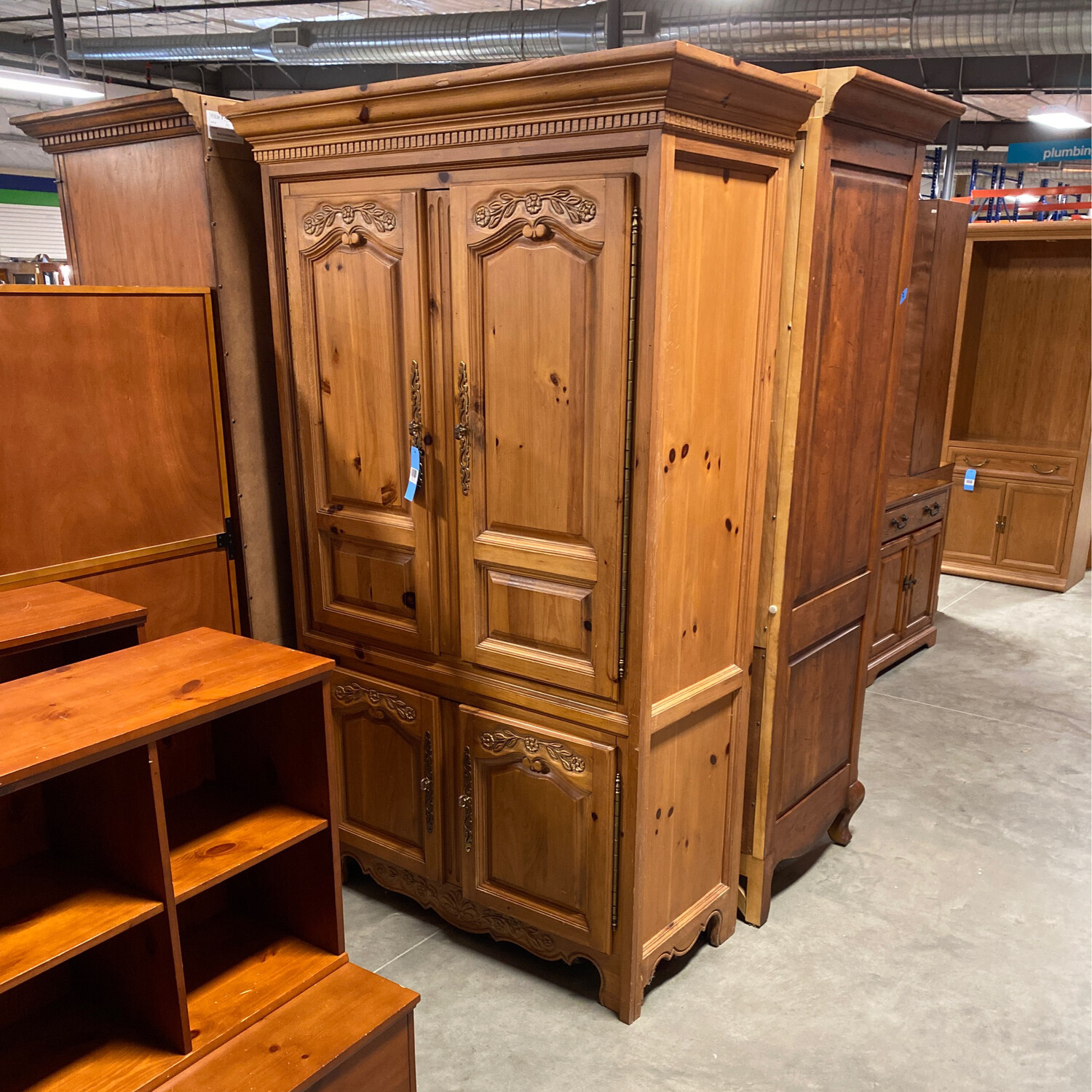 CLEARANCE LG. ARMOIRE WITH DRESSER