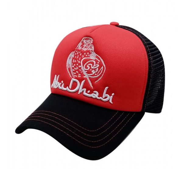 Abu Dhabi Red Cap embroidery ( Adult )