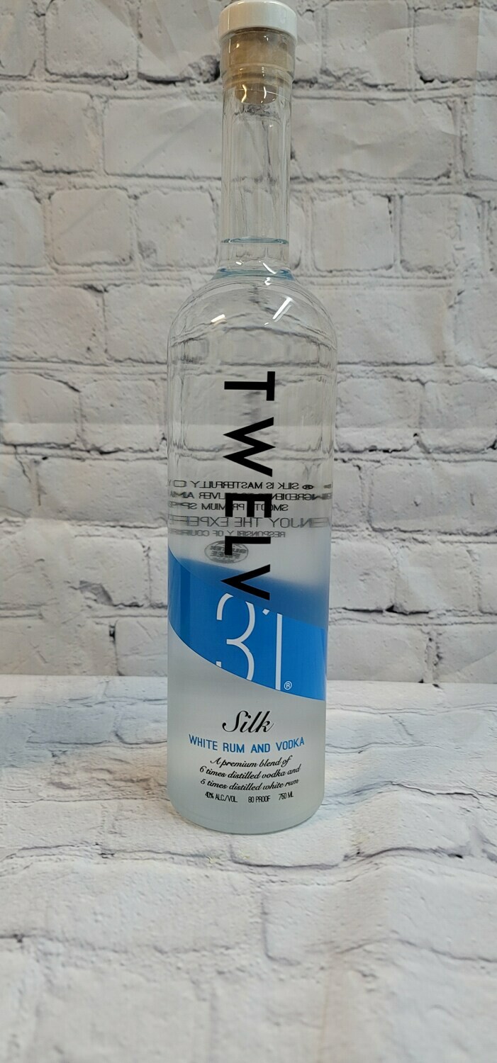Twelve 31 White Rum and Vodka 750ml