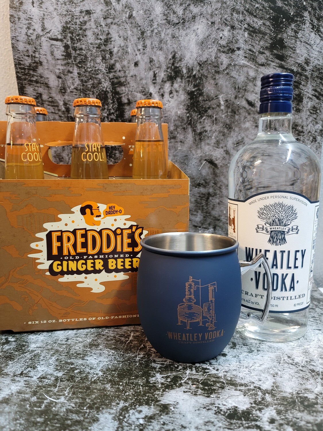 Wheatley Vodka/ Freddie's Ginger Beer/ Buffalo Trace Distillery Mug