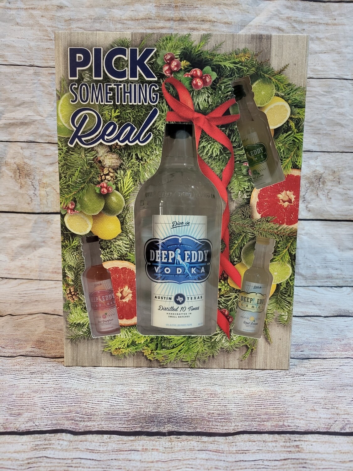 Deep Eddy Vodka 750ml Gift Pack