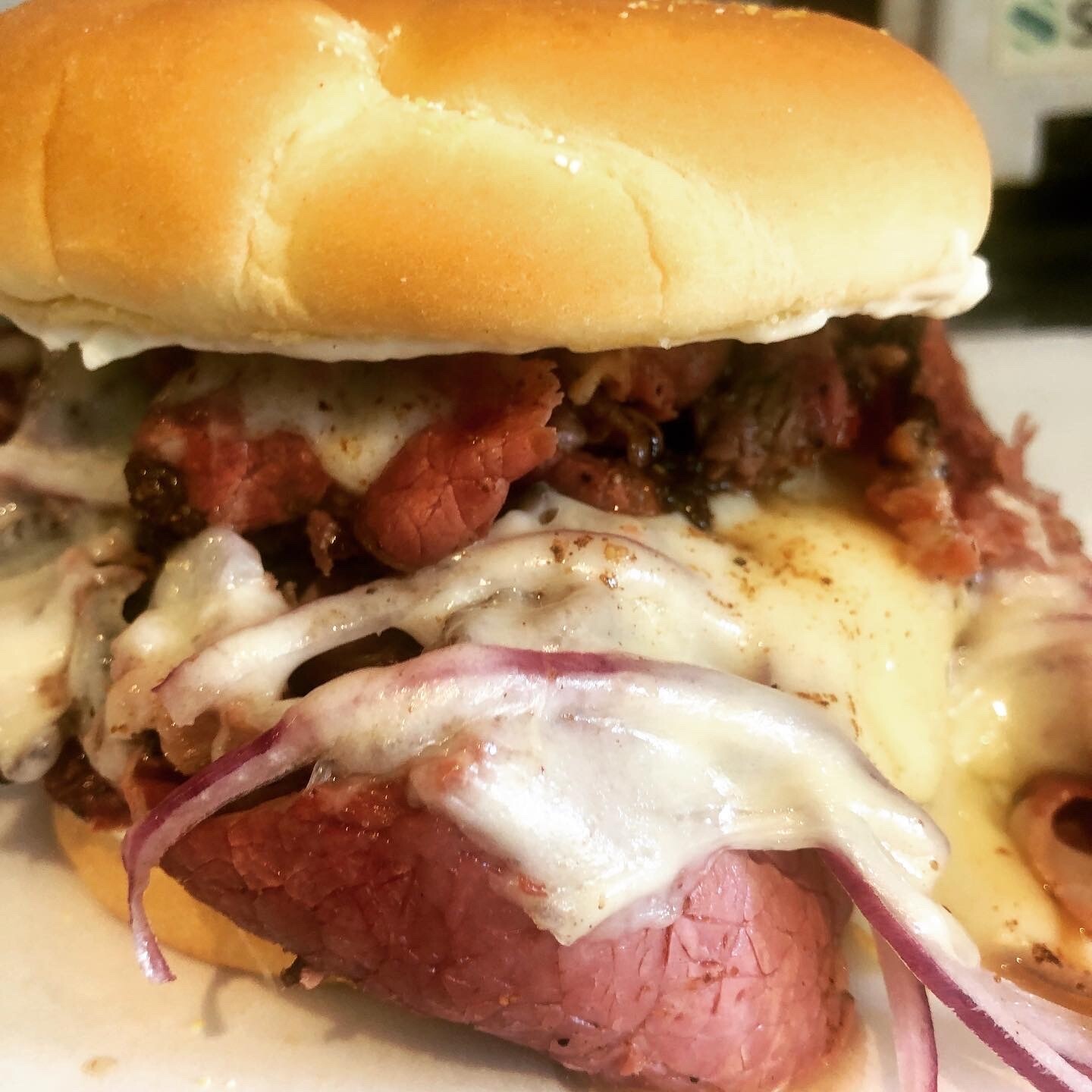 Hot Pastrami & Cheese Roll