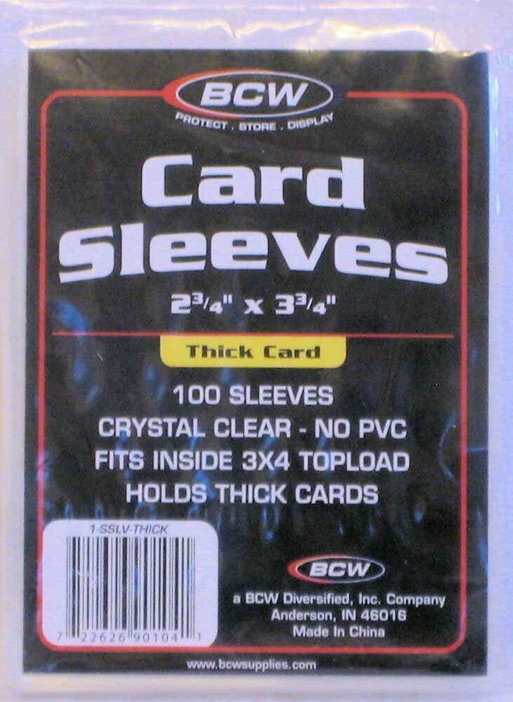BCW Thick Card Sleeves (x100)