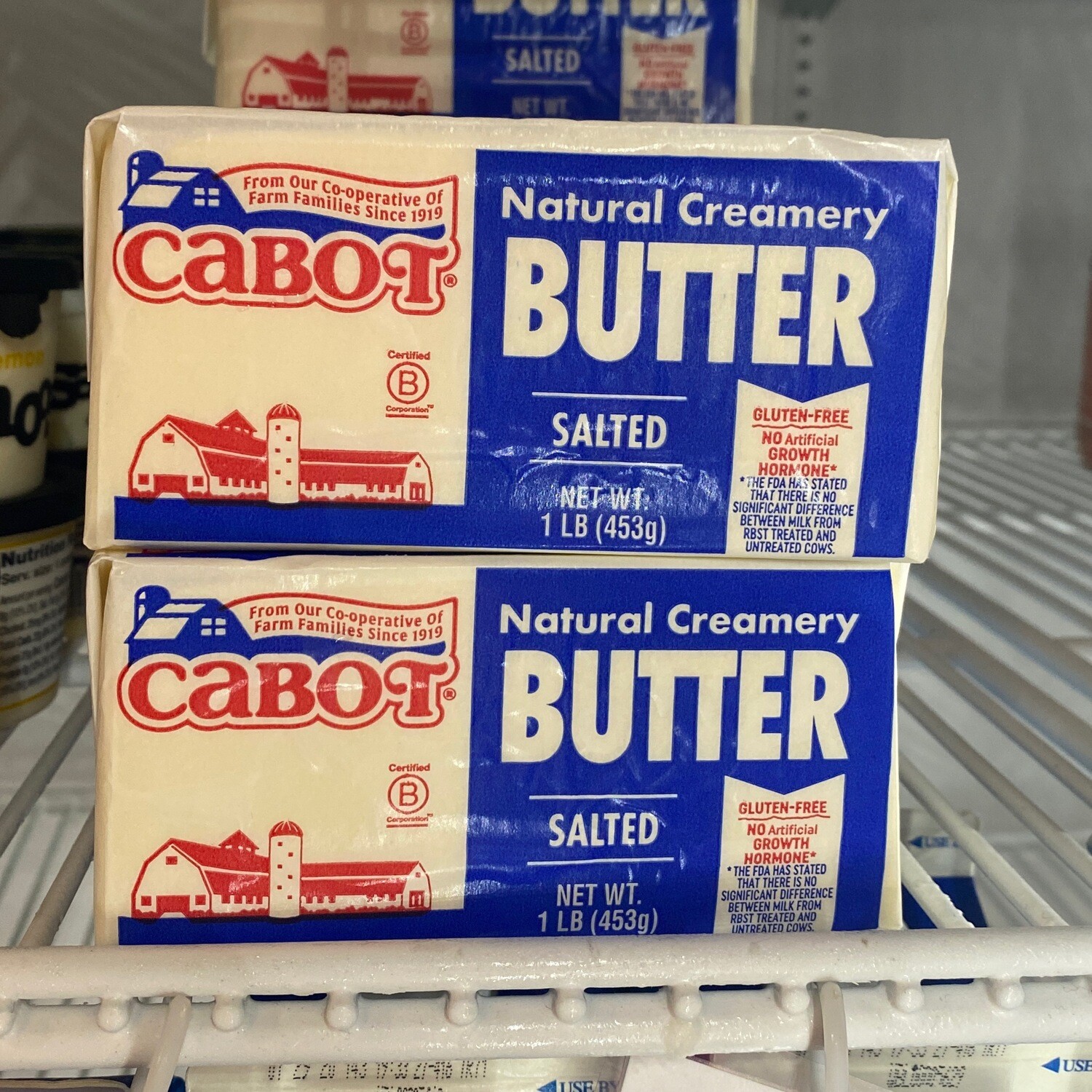 Natural Creamery Salted Butter 1lb Block Cabot