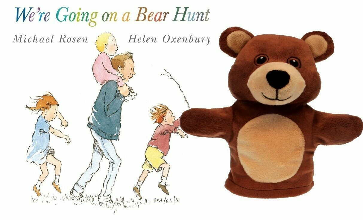 We’re Going On A Bear Hunt Puppet Book Set 2