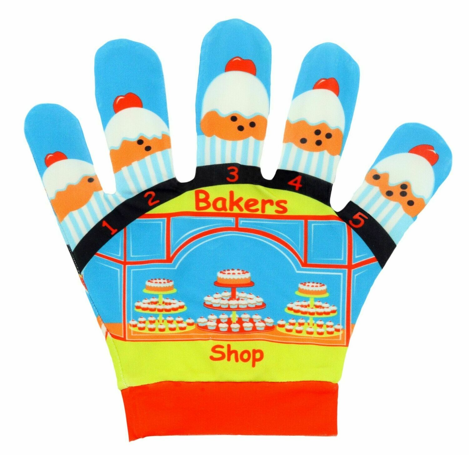 New Five Currant Bun Nursery Rhymes Song Mitt