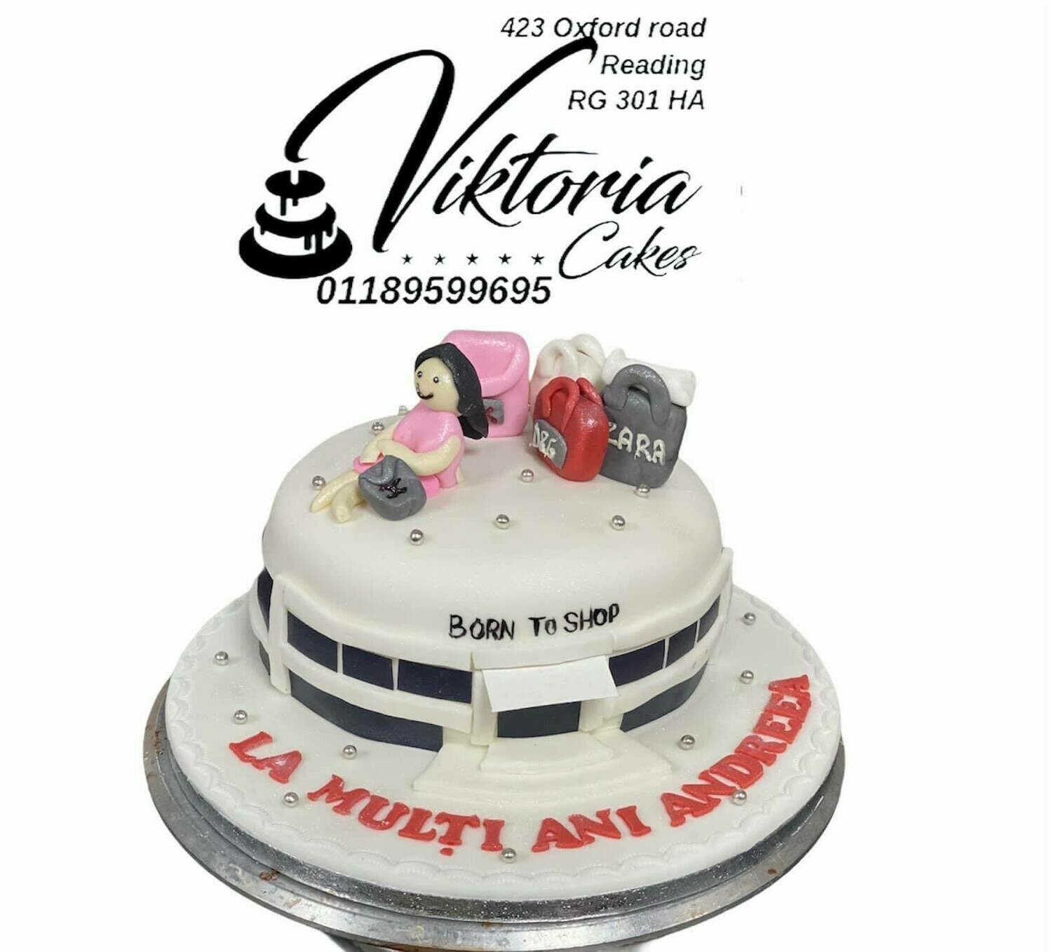 Royal Icing cake Born to Shop