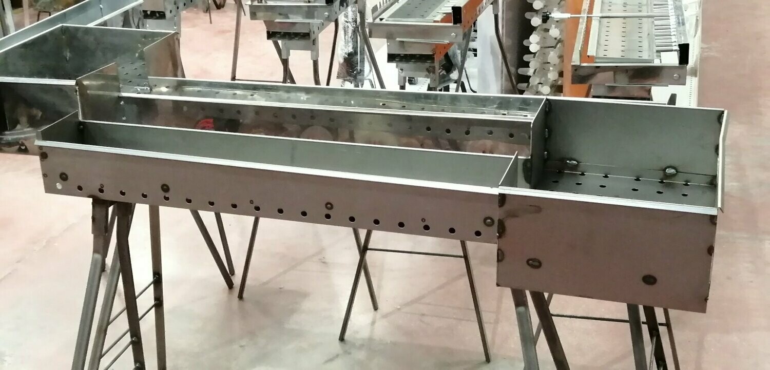 Fornacella Canaletta Barbecue GLD ORIGINALE Per Arrosticini 80 Cm In - 12