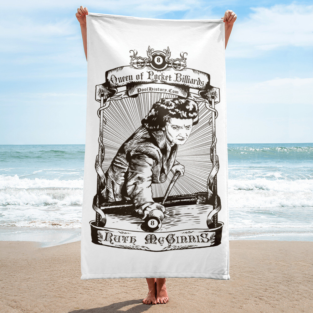 Ruth McGinnis Beach Towel The Legendary Cisero Murphy Trailblazer