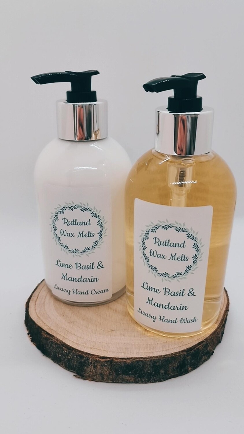 Lime Basil & Mandarin Luxury Hand Wash and Hand Cream G