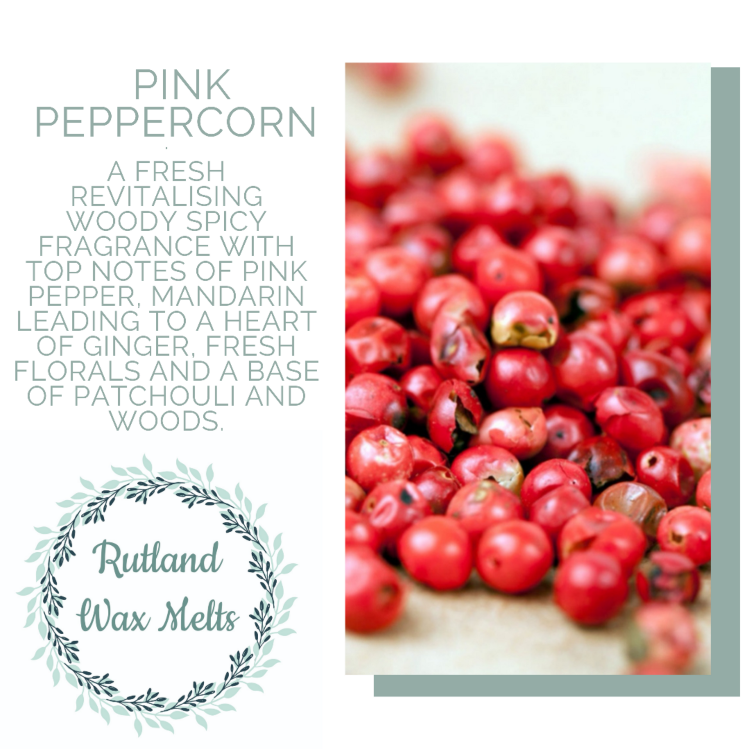 Wax Melts Pink Peppercorn