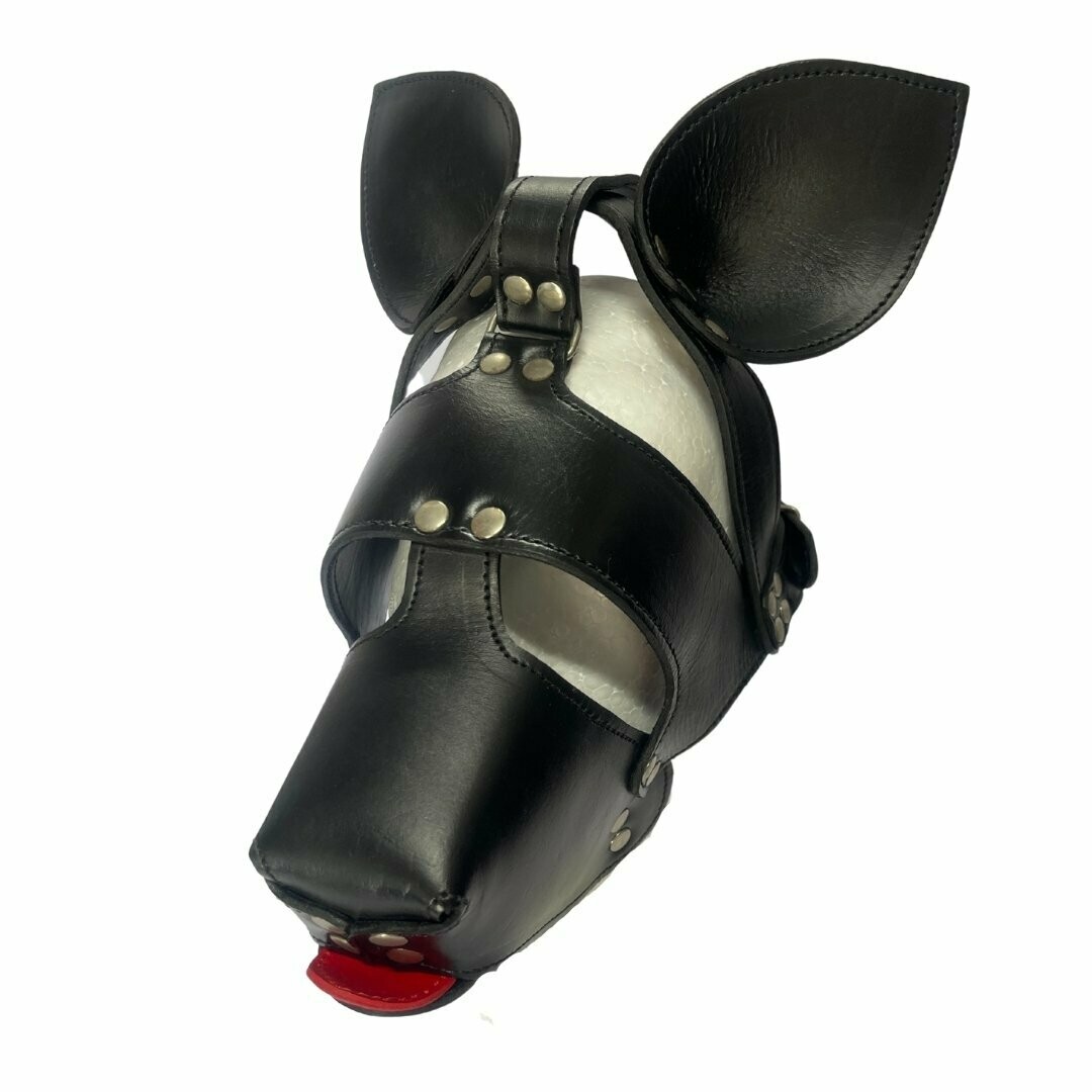 Headgear Dog Exotic Leather Hood