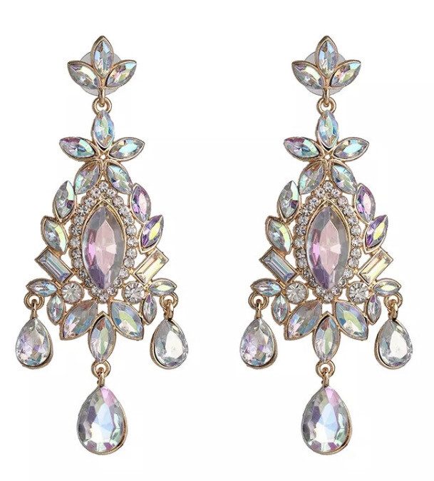 madelyn statement earrings in gold