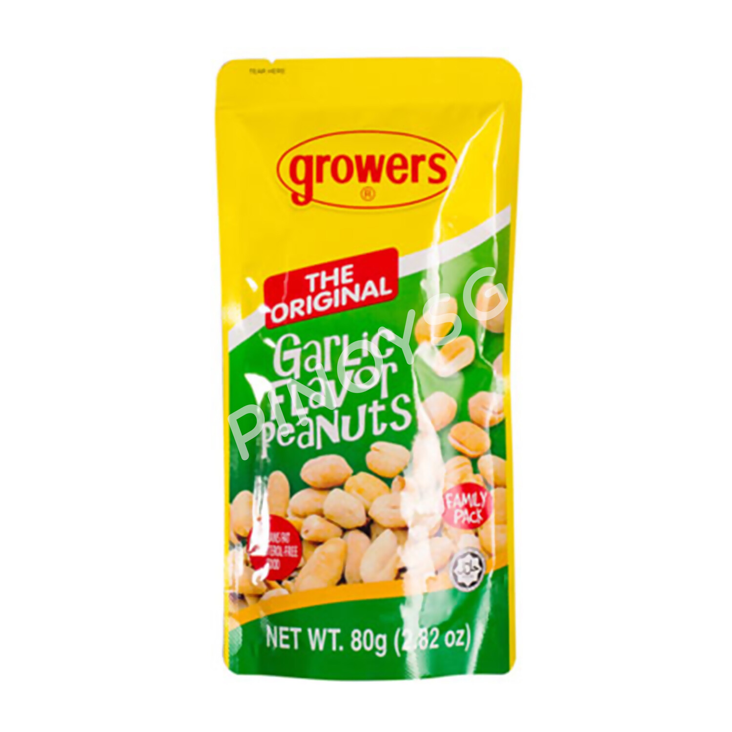 Growers Garlic Flavor Peanuts 80g