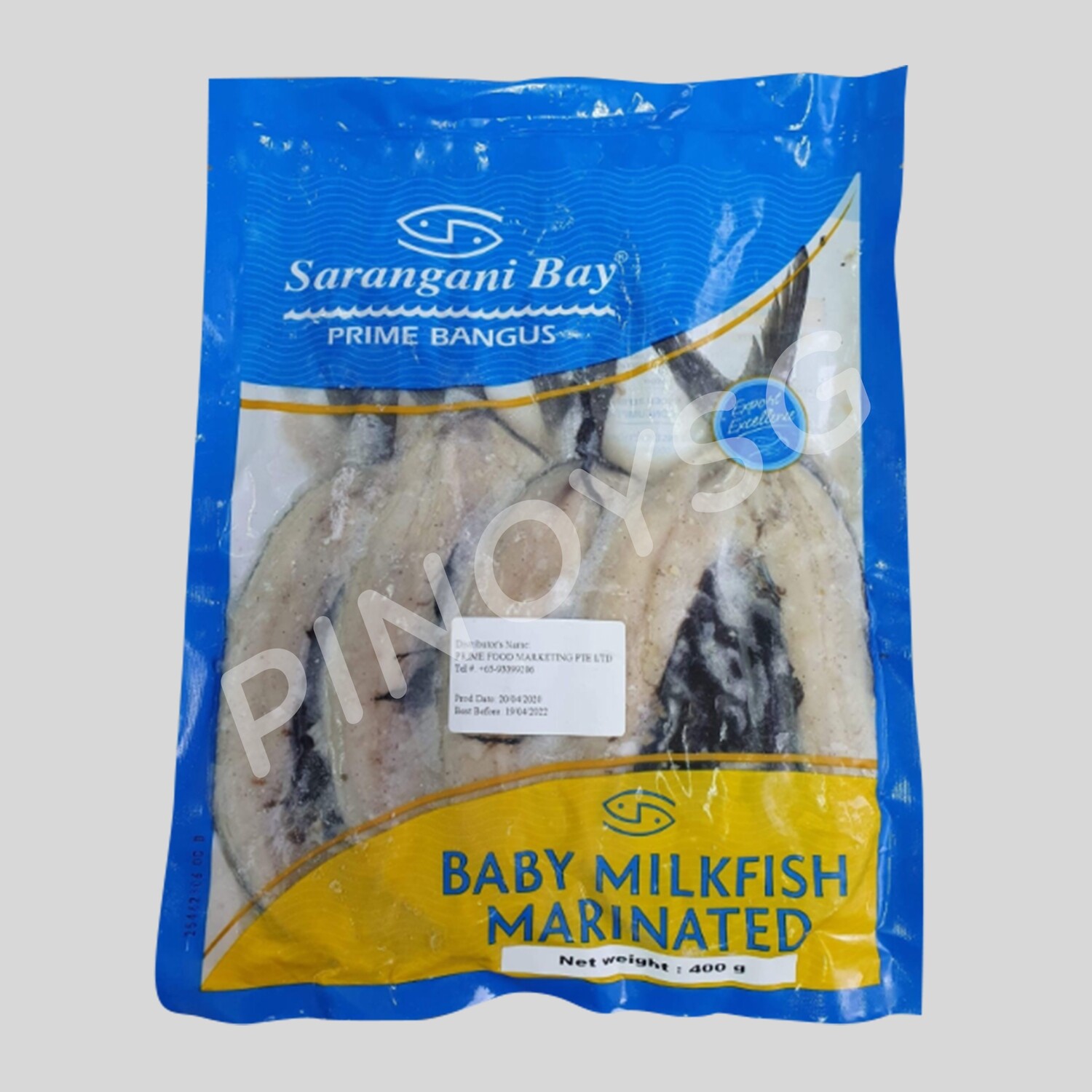 Sarangani Baby Milkfish Marinated 4pcs (Daing) not boneless but crunchy