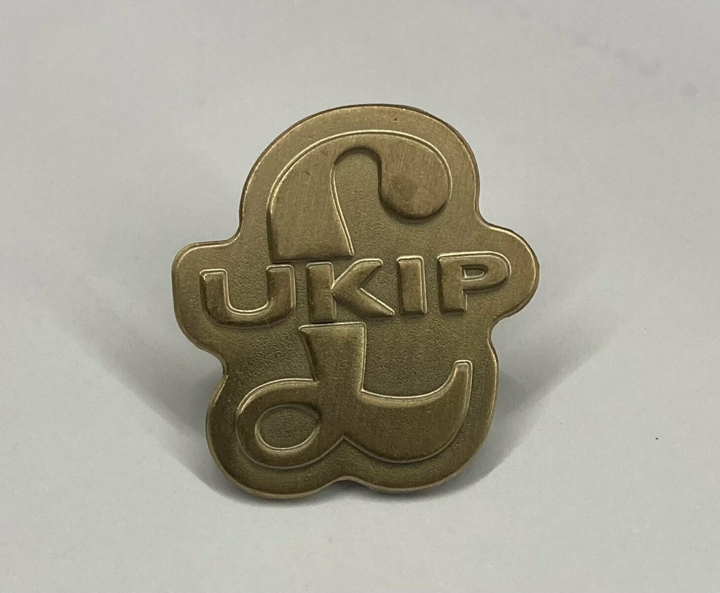 UKIP Gold Coloured Pin Badge