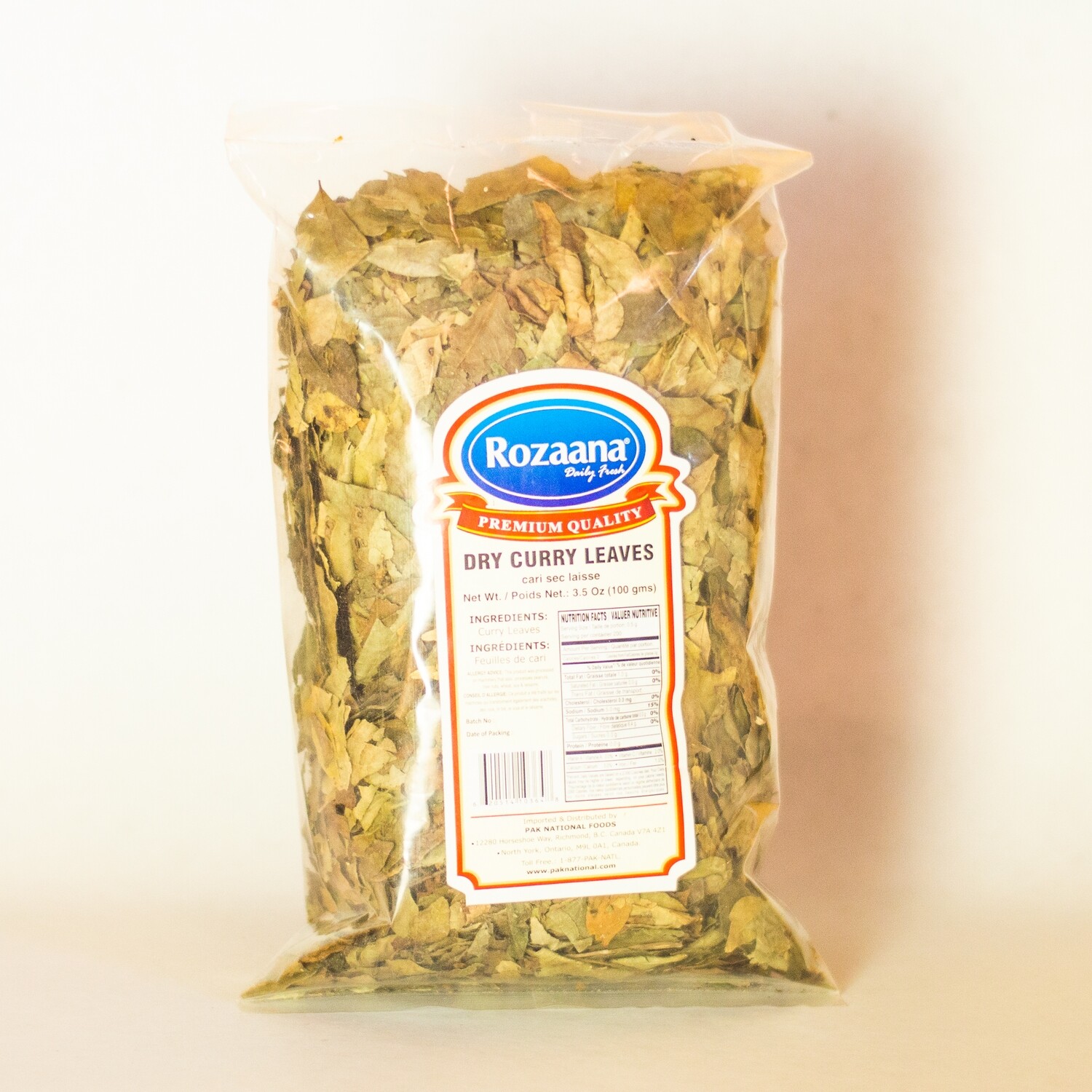 Curry Leaves Dried 100g Store