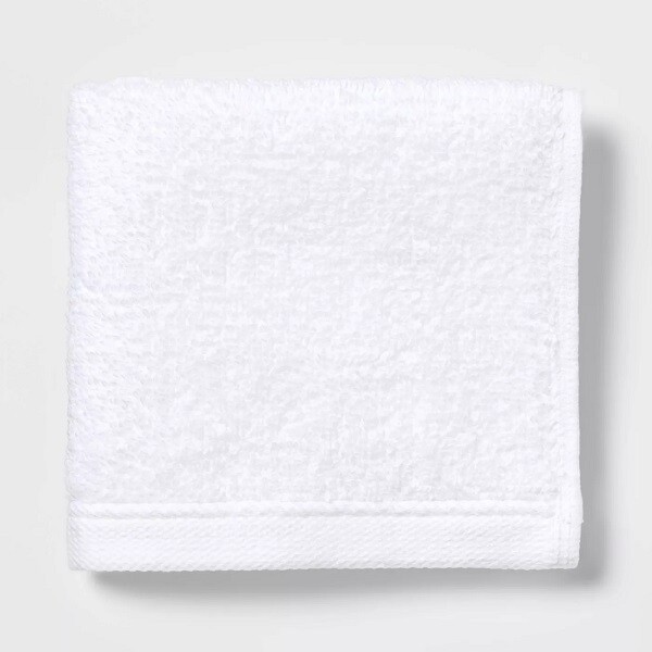 6pk Washcloths White