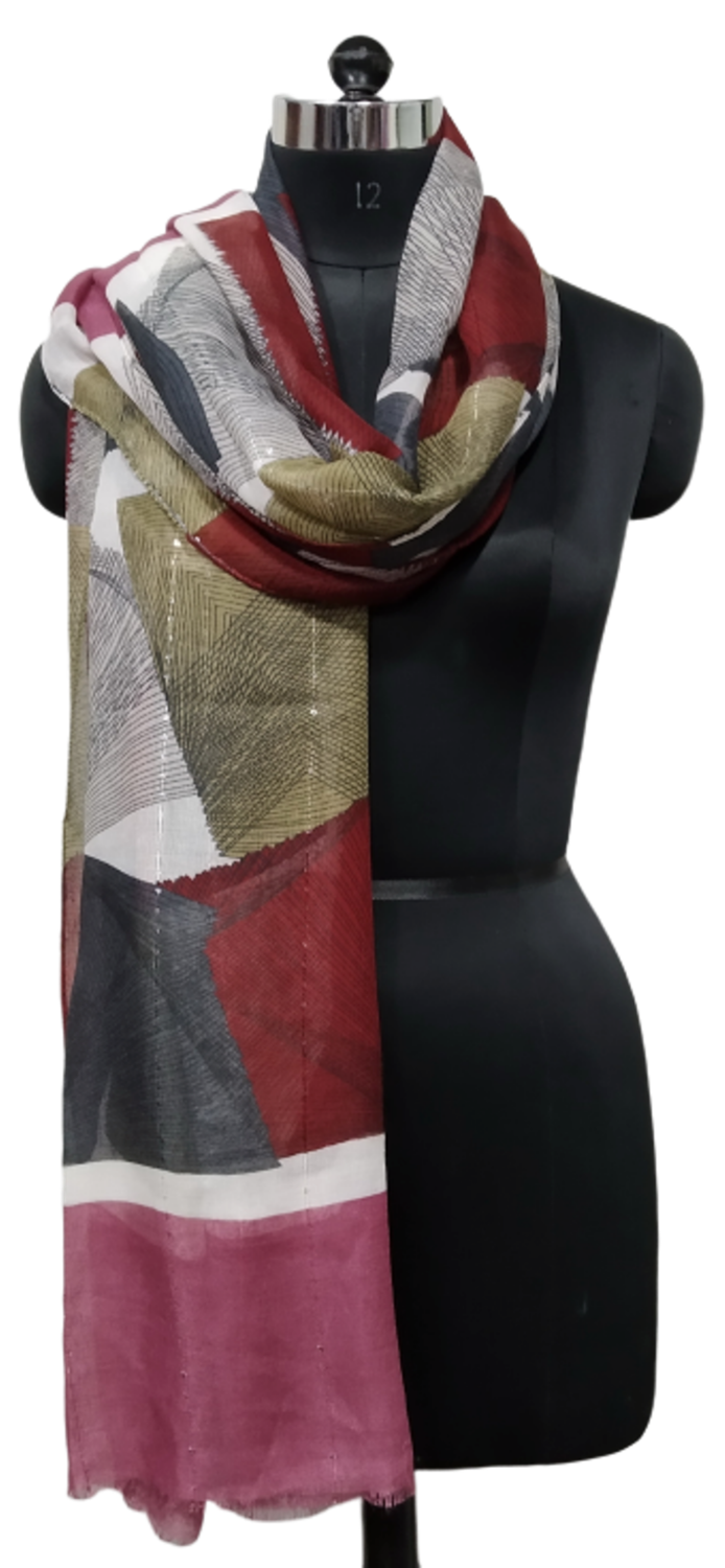 printed large scarf