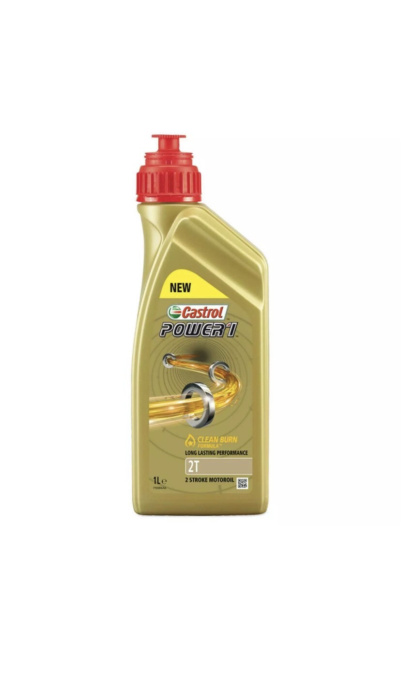Castrol 2T Power Motorcycle Oil 2 Stroke Engine Oil 1 Litre