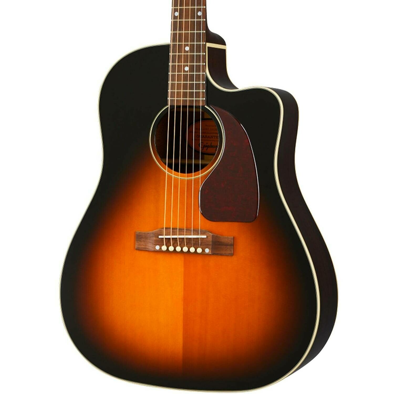 Epiphone J-45 EC Acoustic-Electric Guitar Aged Vintage Sunburst Gloss