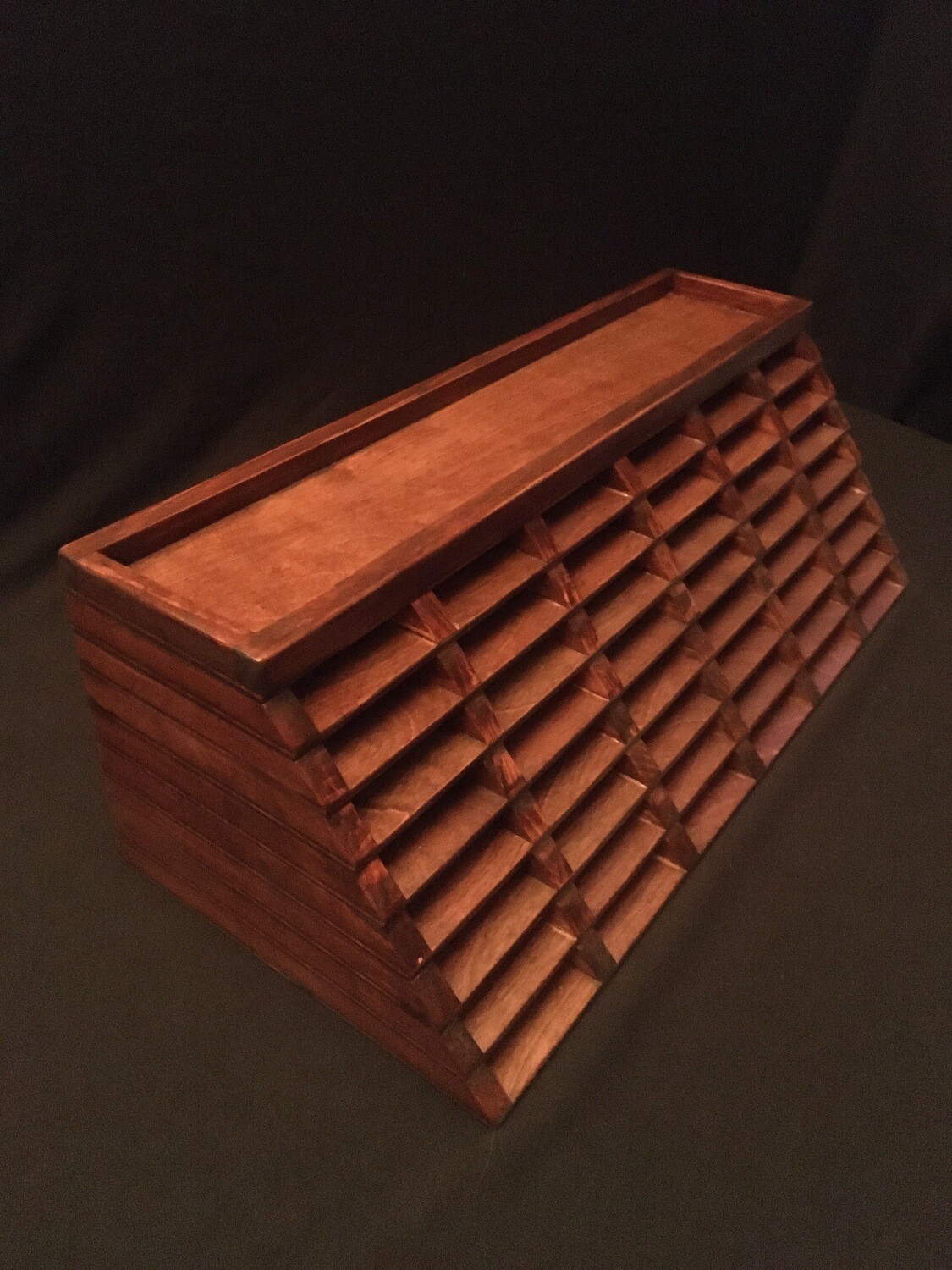 48 Slot Diamond Painting Small Tray Organizer w/Open Top Tray