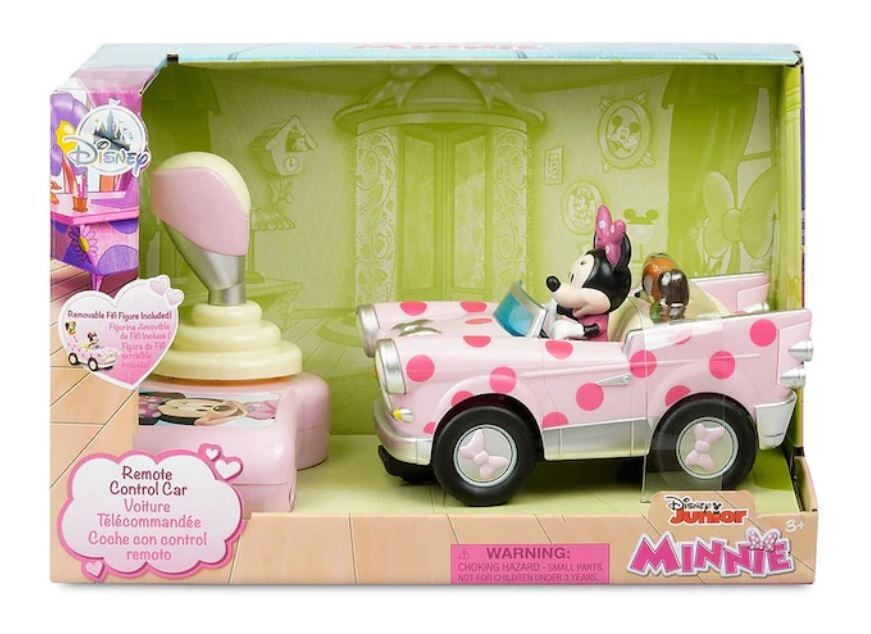 Disney Junior Minnie Mouse Remote Control Car Home Down Cherry Tree
