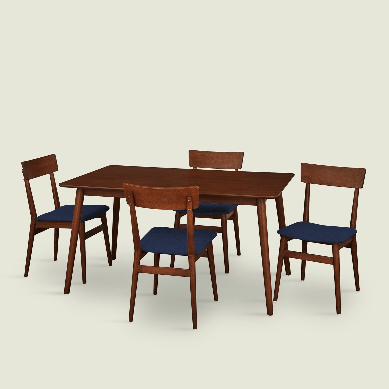 Middleton Dining Table Set in Mahogany Colour 4 & 6 Seater/150 cm