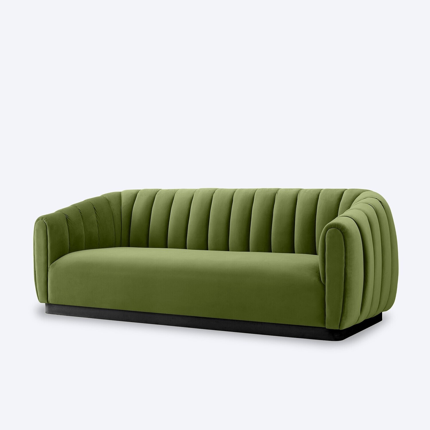 Arno four seater channel tufted sofa