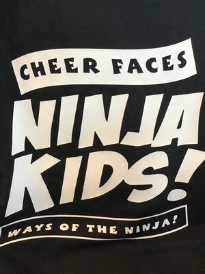 Shirt- Ninja Kids Black Youth Large