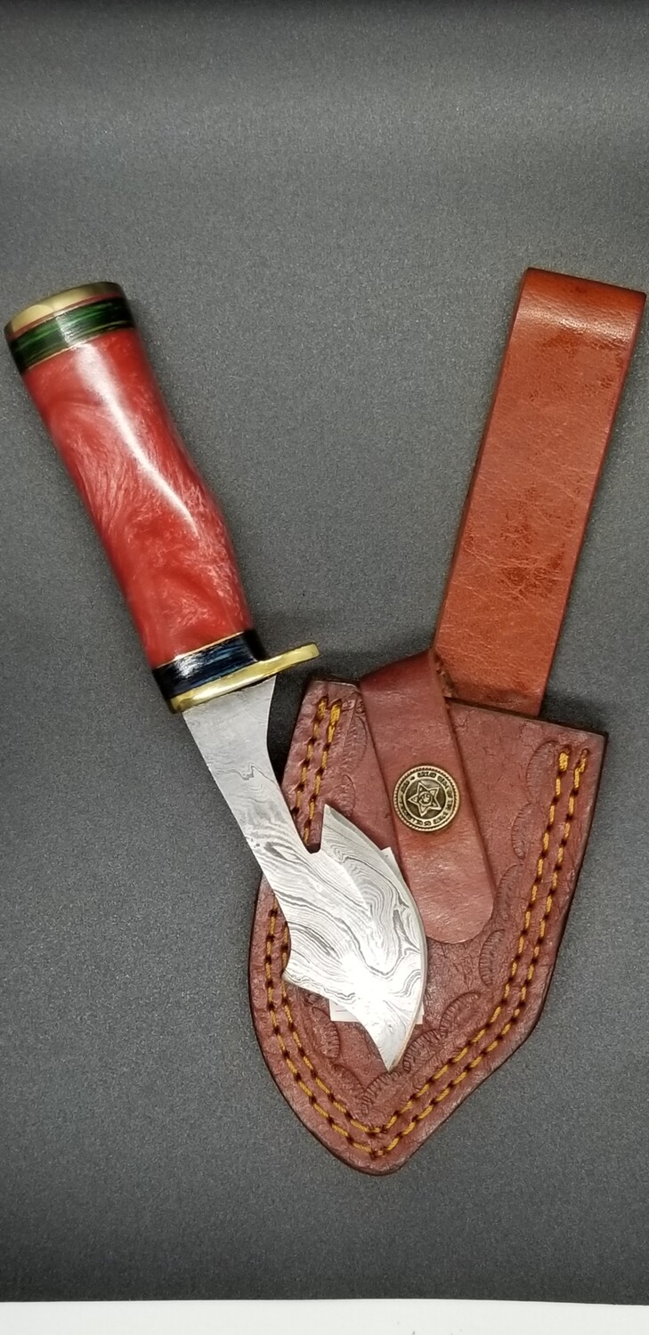 Hand Damascus Hatchet Knives